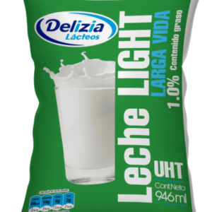 Leche Light Uht Delizia Sachet 946 ml